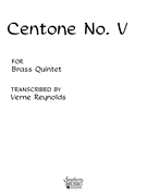 CENTONE #5 BRASS QUINTET cover